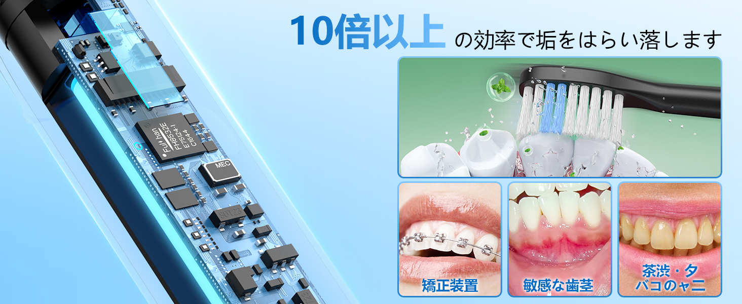 Baometi T2 電動歯ブラシ Details 4