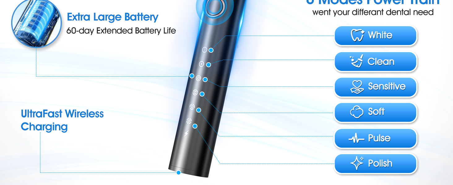 Cemobene Sonic Electric Toothbrush 506C Details 4